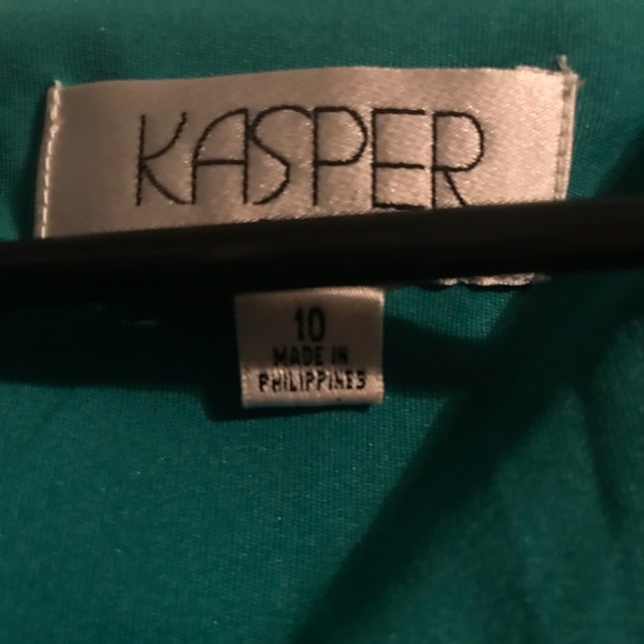 Turquoise work dress - Picture 1 of 5